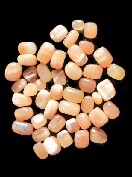 Topaz Calcite 44 tumbled stones 770g Wholesale Rocks and Things Store