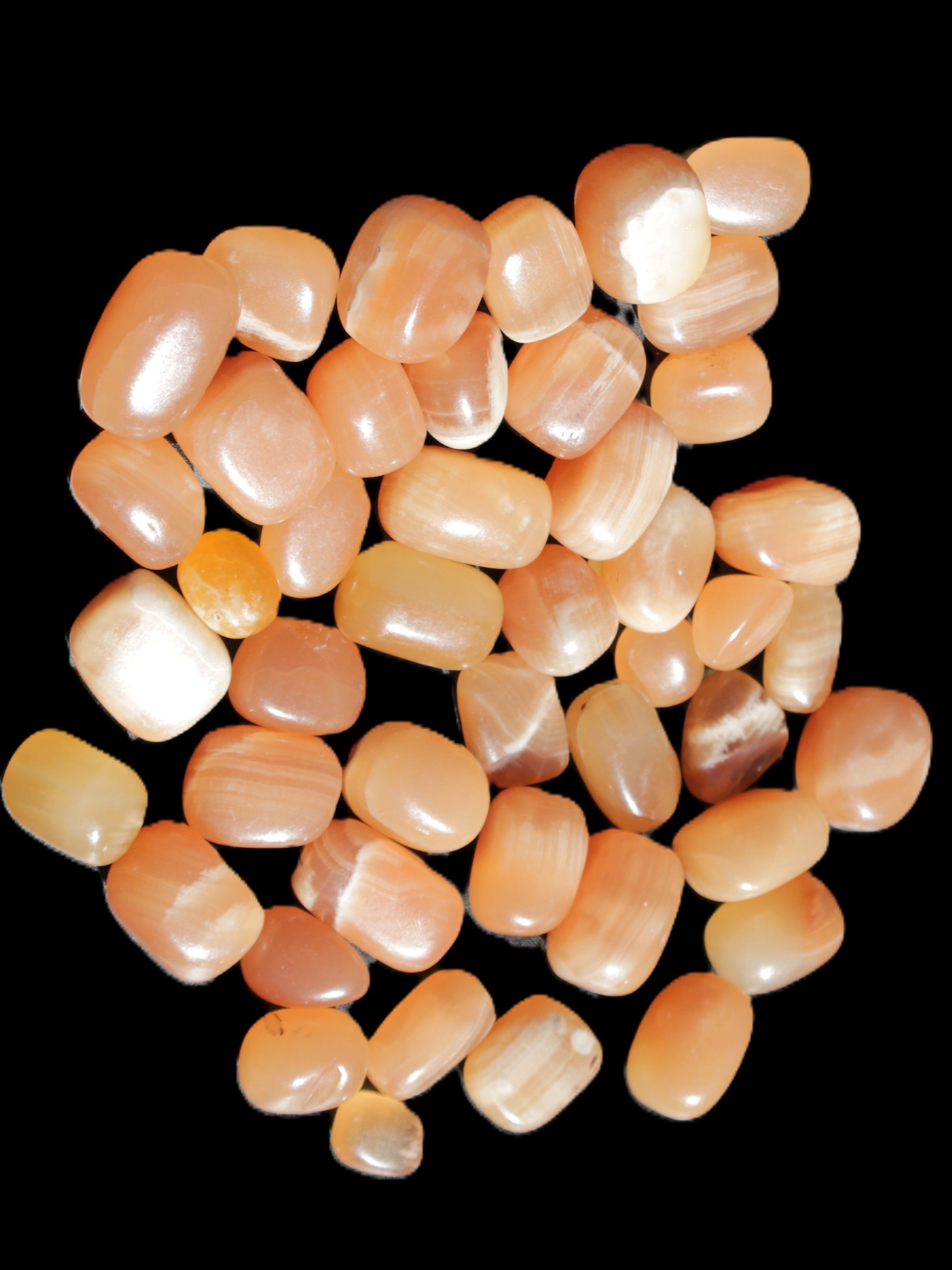 Topaz Calcite 44 tumbled stones 770g Wholesale Rocks and Things Store
