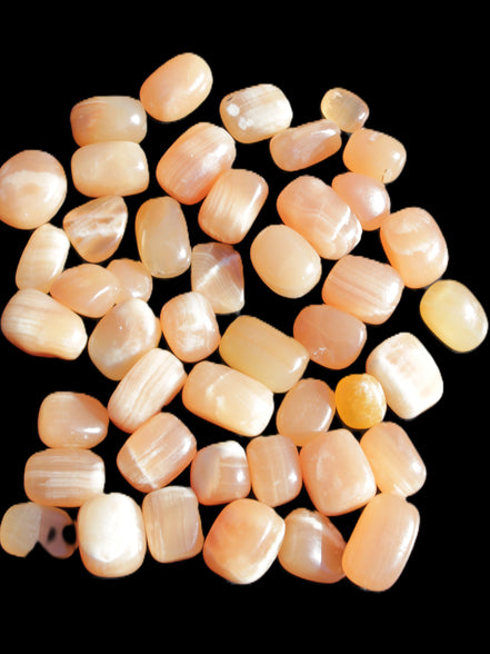 Topaz Calcite 44 tumbled stones 770g Wholesale Rocks and Things Store