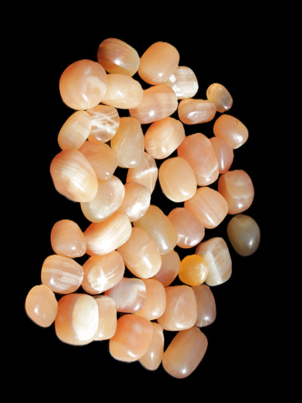 Topaz Calcite 44 tumbled stones 770g Wholesale Rocks and Things Store