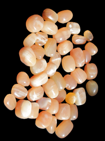 Topaz Calcite 44 tumbled stones 770g Wholesale Rocks and Things Store