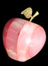 Afghan Jade Onyx hand-carved Apple 71*85mm 559g Rocks and Things