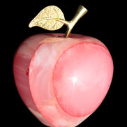 Afghan Jade Onyx hand-carved Apple 71*85mm 559g Rocks and Things