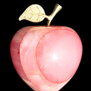 Afghan Jade Onyx hand-carved Apple 71*85mm 559g Rocks and Things