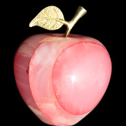 Afghan Jade Onyx hand-carved Apple 71*85mm 559g Rocks and Things