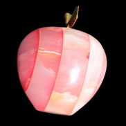 Afghan Jade Onyx hand-carved Apple 71*85mm 559g Rocks and Things