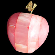 Afghan Jade Onyx hand-carved Apple 71*85mm 559g Rocks and Things