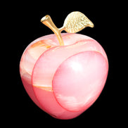 Afghan Jade Onyx hand-carved Apple 71*85mm 559g Rocks and Things