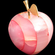 Afghan Jade Onyx hand-carved Apple 71*85mm 559g Rocks and Things