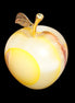 Yellow Afghan Jade Onyx hand-carved Apple 70*90mm 570g Rocks and Things Store