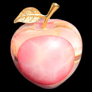 Afghan Jade Onyx hand-carved Apple 72*88mm 597g Rocks and Things Store