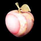 Afghan Jade Onyx hand-carved Apple 72*88mm 597g Rocks and Things Store
