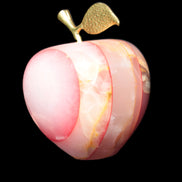 Afghan Jade Onyx hand-carved Apple 72*88mm 597g Rocks and Things Store