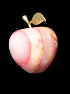 Afghan Jade Onyx hand-carved Apple 72*88mm 597g Rocks and Things Store