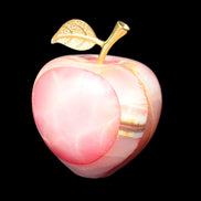 Afghan Jade Onyx hand-carved Apple 72*88mm 597g Rocks and Things Store