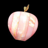 Afghan Jade Onyx hand-carved Apple 72*88mm 597g Rocks and Things Store