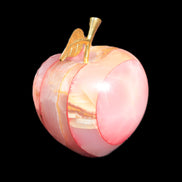 Afghan Jade Onyx hand-carved Apple 72*88mm 597g Rocks and Things Store