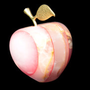 Afghan Jade Onyx hand-carved Apple 72*88mm 597g Rocks and Things Store