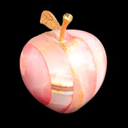 Afghan Jade Onyx hand-carved Apple 72*88mm 597g Rocks and Things Store