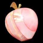 Afghan Jade Onyx hand-carved Apple 72*88mm 597g Rocks and Things Store