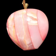 Afghan Jade Onyx hand-carved Apple 72*88mm 597g Rocks and Things Store