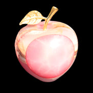 Afghan Jade Onyx hand-carved Apple 72*88mm 597g Rocks and Things Store