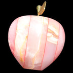 Afghan Jade Onyx hand-carved Apple 72*88mm 597g Rocks and Things Store