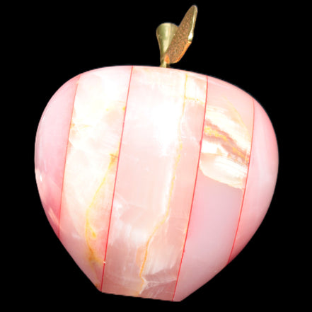 Afghan Jade Onyx hand-carved Apple 72*88mm 597g Rocks and Things Store