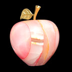 Afghan Jade Onyx hand-carved Apple 72*88mm 597g Rocks and Things Store