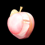 Afghan Jade Onyx hand-carved Apple 72*88mm 597g Rocks and Things Store