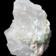 Green Tourmaline on Quartz from Skardu, Pakistan 63*24*43mm 90.8g in sunlight - Rocks and Things Store