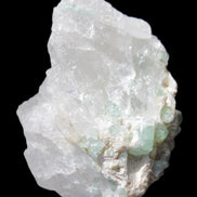 Green Tourmaline on Quartz from Skardu, Pakistan 63*24*43mm 90.8g in sunlight - Rocks and Things Store