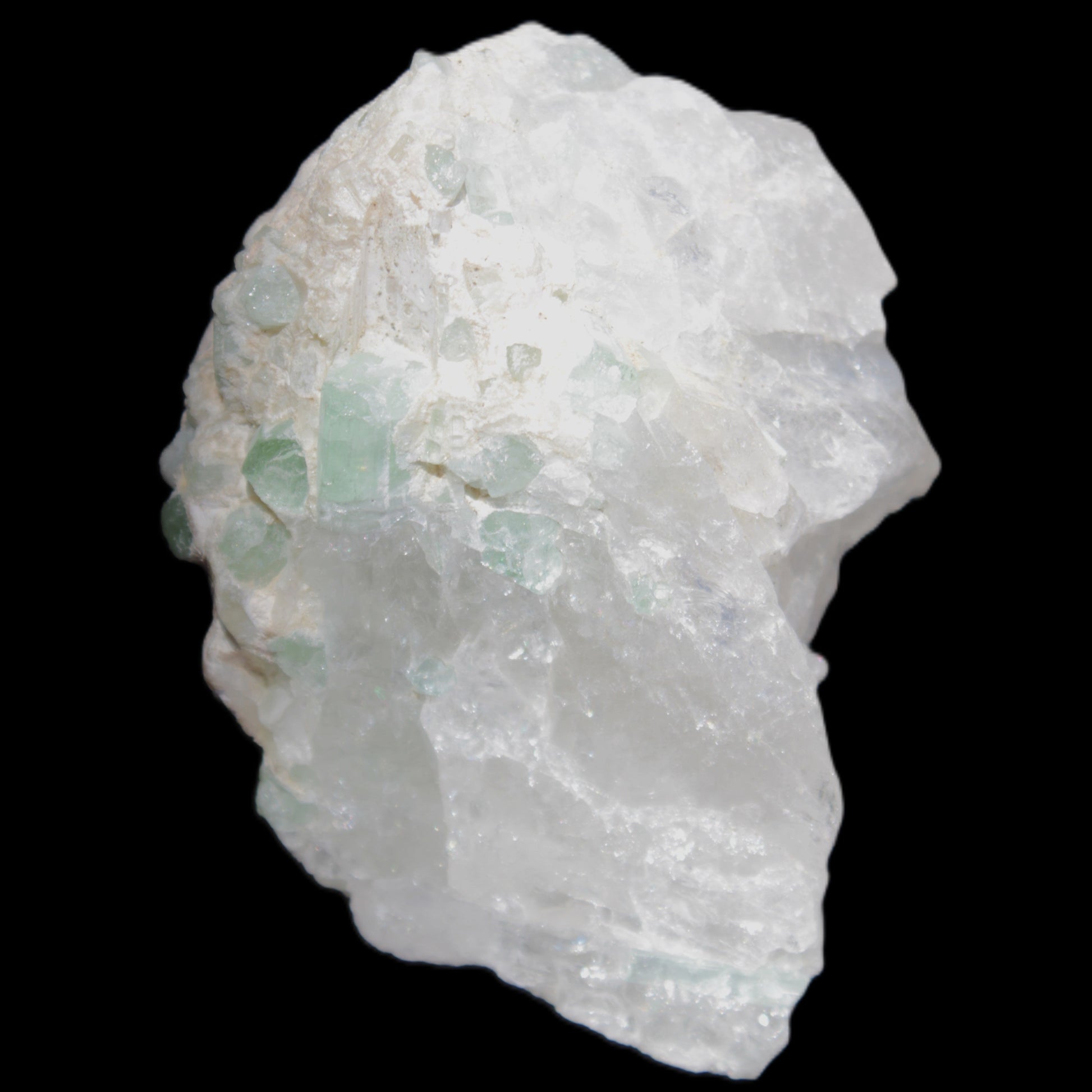 Green Tourmaline in Quartz 90.8g Rocks and Things Store