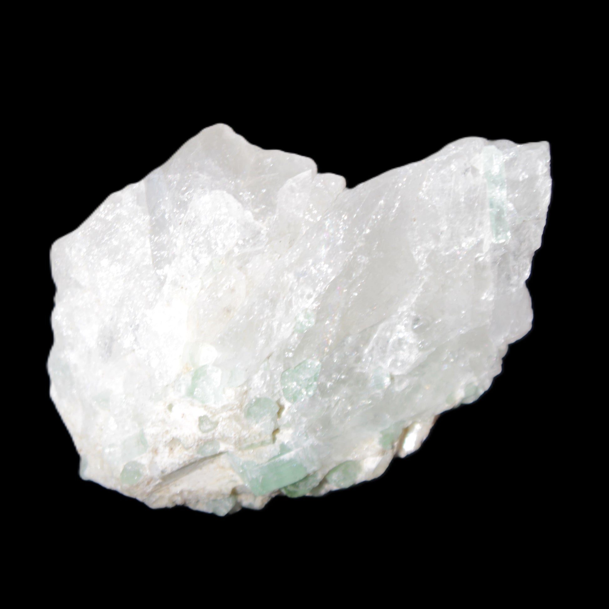Green Tourmaline in Quartz 90.8g Rocks and Things Store
