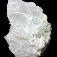 Green Tourmaline on Quartz from Skardu, Pakistan 63*24*43mm 90.8g in sunlight - Rocks and Things Store