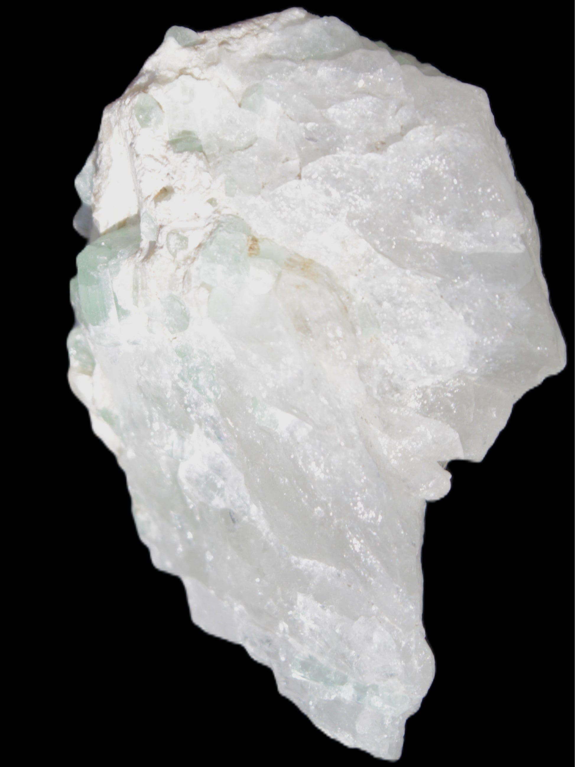Green Tourmaline in Quartz 90.8g Rocks and Things Store