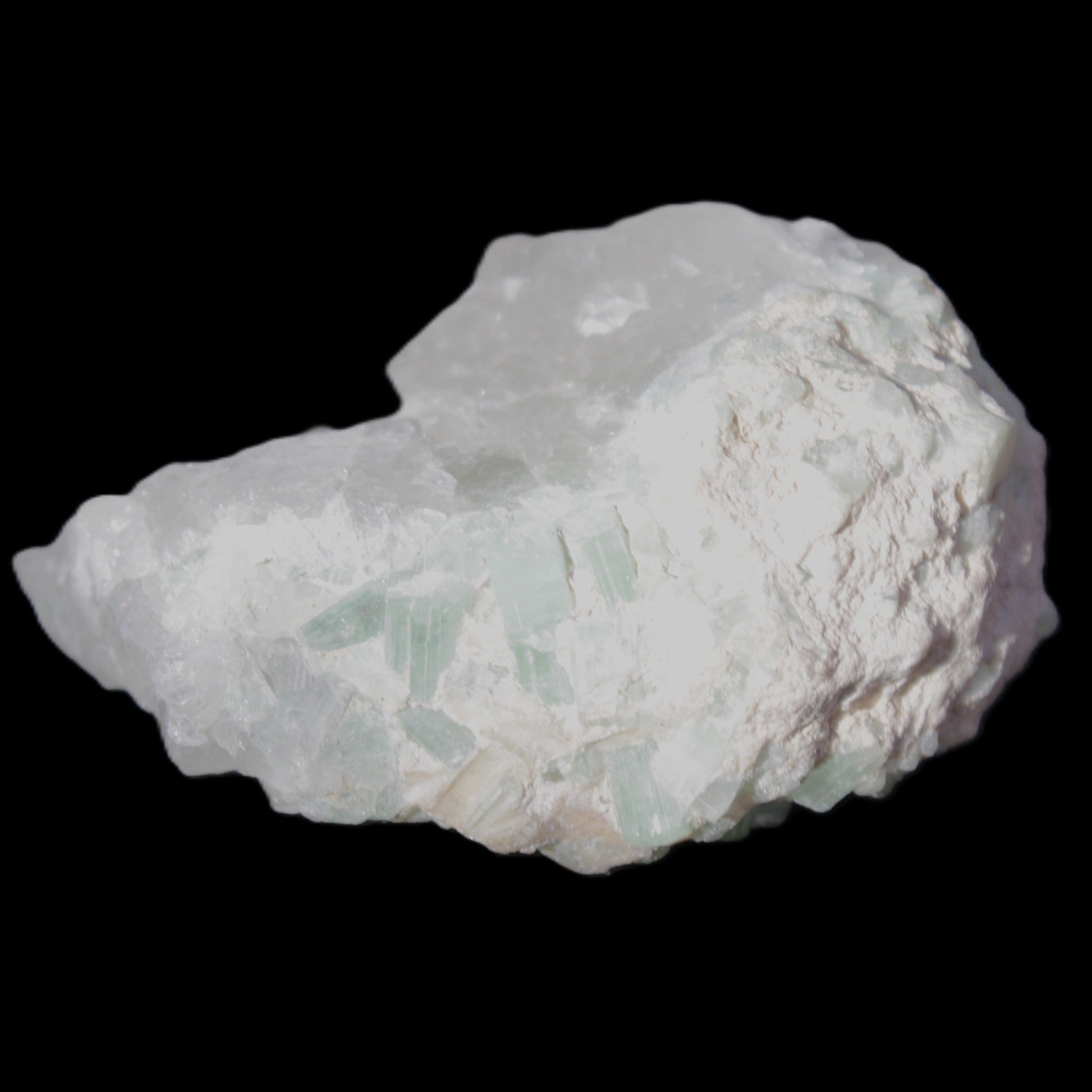 Green Tourmaline in Quartz 90.8g Rocks and Things Store