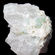 Green Tourmaline on Quartz from Skardu, Pakistan 63*24*43mm 90.8g in sunlight - Rocks and Things Store