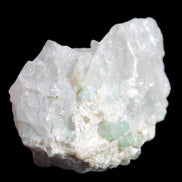 Green Tourmaline on Quartz from Skardu, Pakistan 63*24*43mm 90.8g in sunlight - Rocks and Things Store