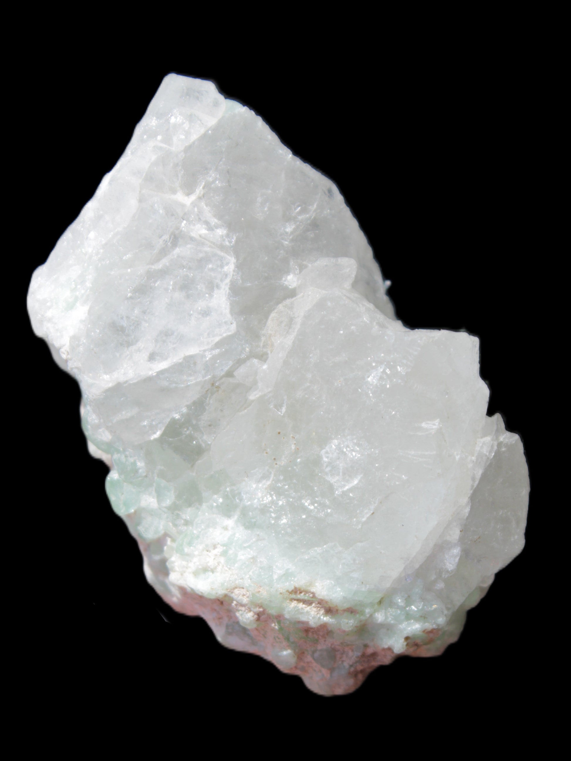 Green Tourmaline on Quartz from Skardu, Pakistan 63*24*43mm 90.8g in sunlight - Rocks and Things Store