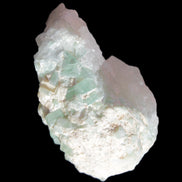 Green Tourmaline on Quartz from Skardu, Pakistan 63*24*43mm 90.8g in sunlight - Rocks and Things Store