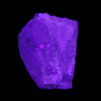 Blue Aquamarine 43*31*18mm 150ct 30g in UV light - Rocks and Things Store