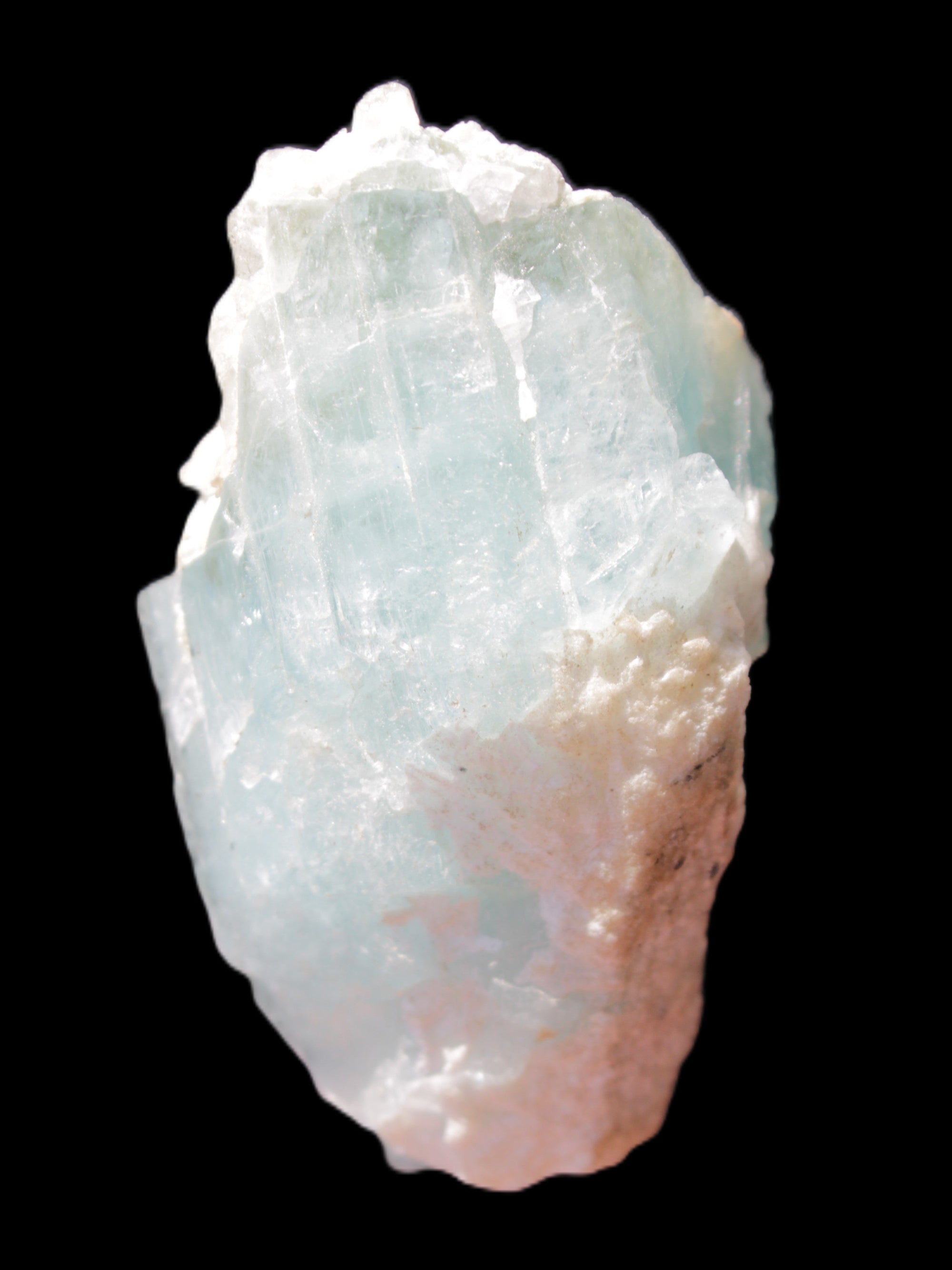 Aquamarine 82.4g in sunlight - Rocks and Things Store