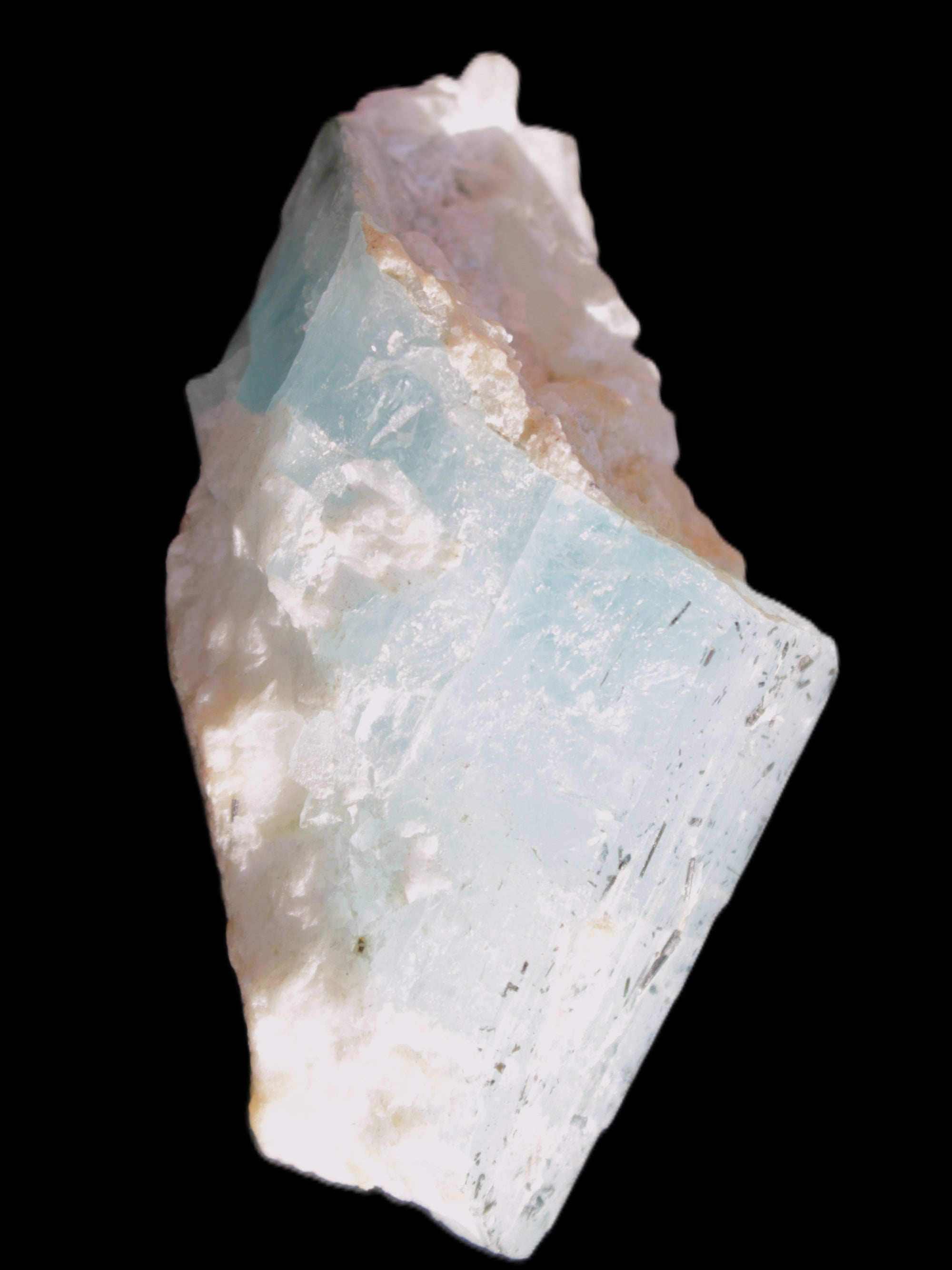 Aquamarine 82.4g in sunlight - Rocks and Things Store