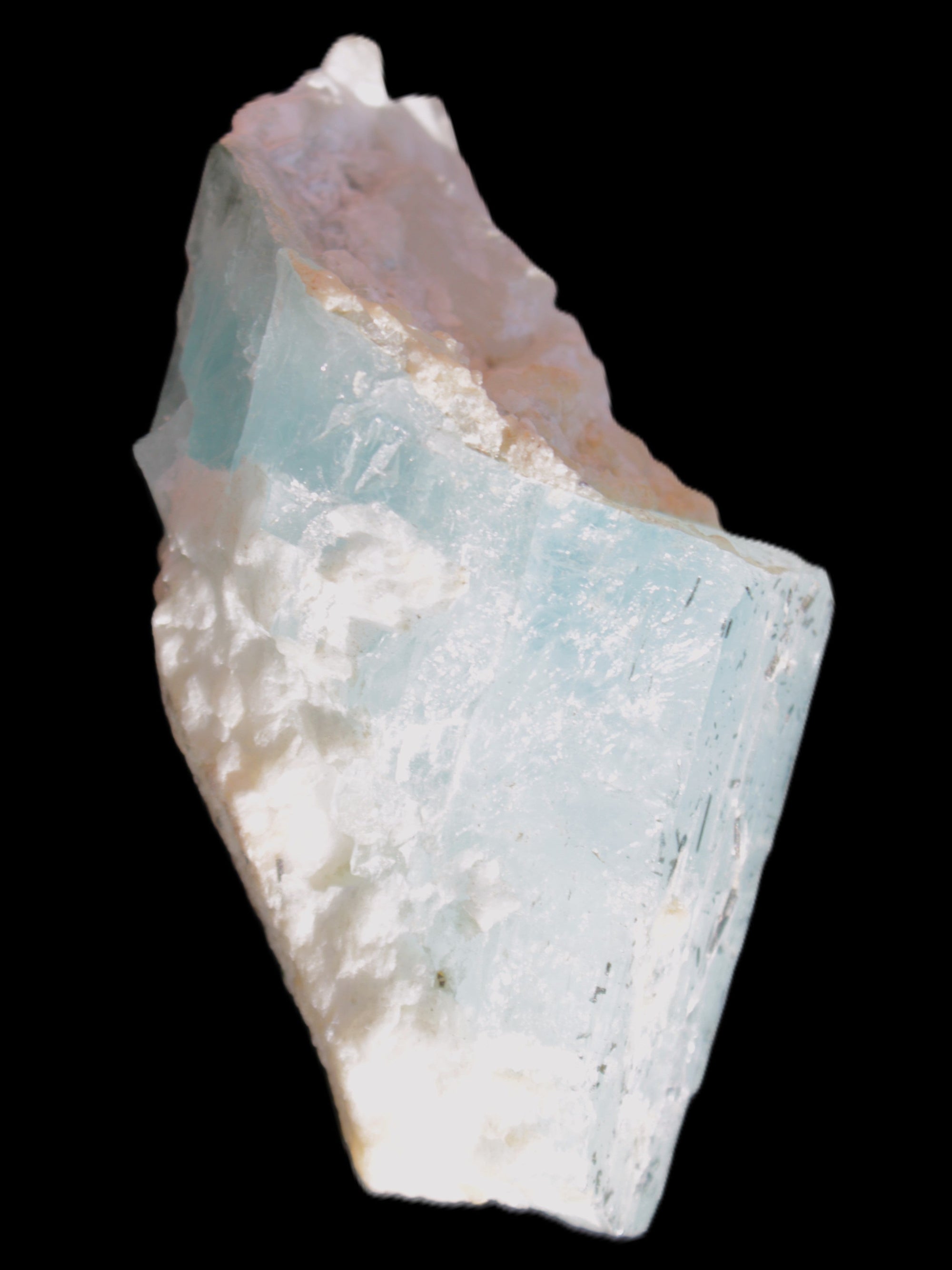 Aquamarine 82.4g in sunlight - Rocks and Things Store
