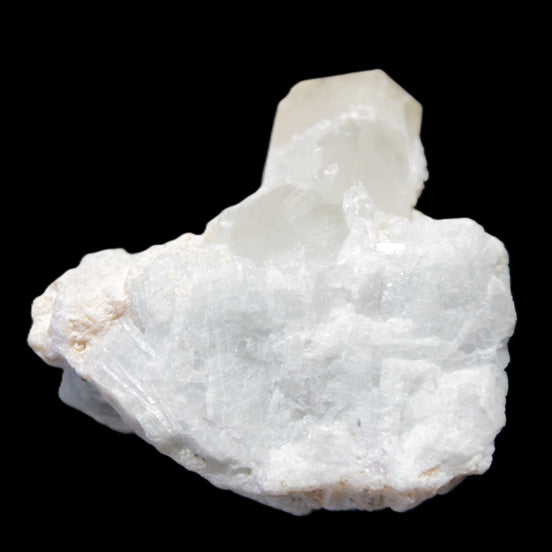 Green tourmaline with Quartz 61.8g in sunlight - Rocks and Things Store