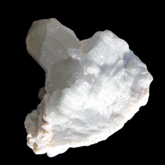 Green tourmaline with Quartz 61.8g in sunlight - Rocks and Things Store