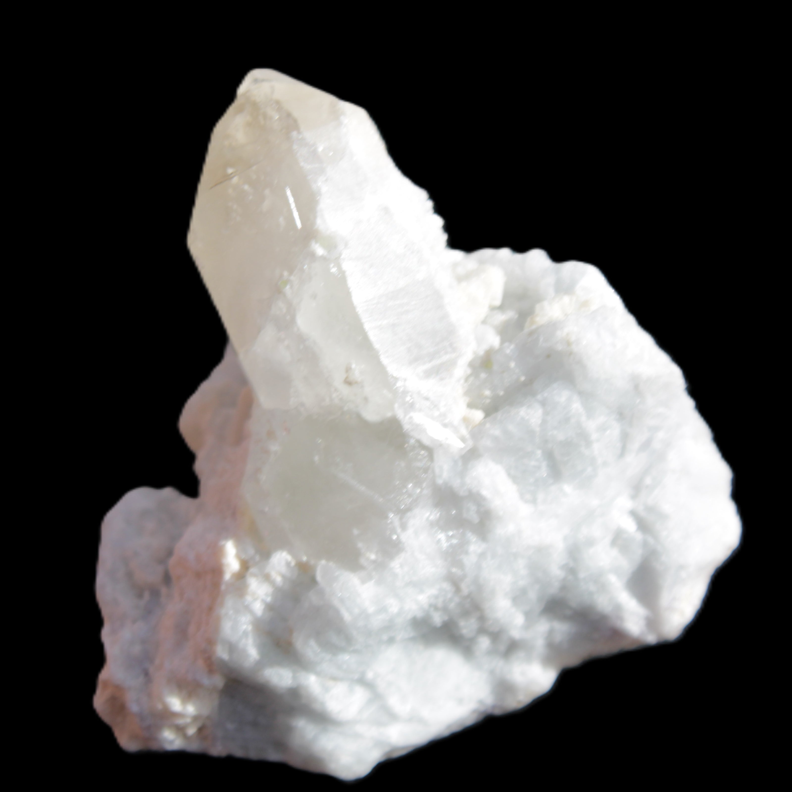 Green tourmaline with Quartz 61.8g in sunlight - Rocks and Things Store