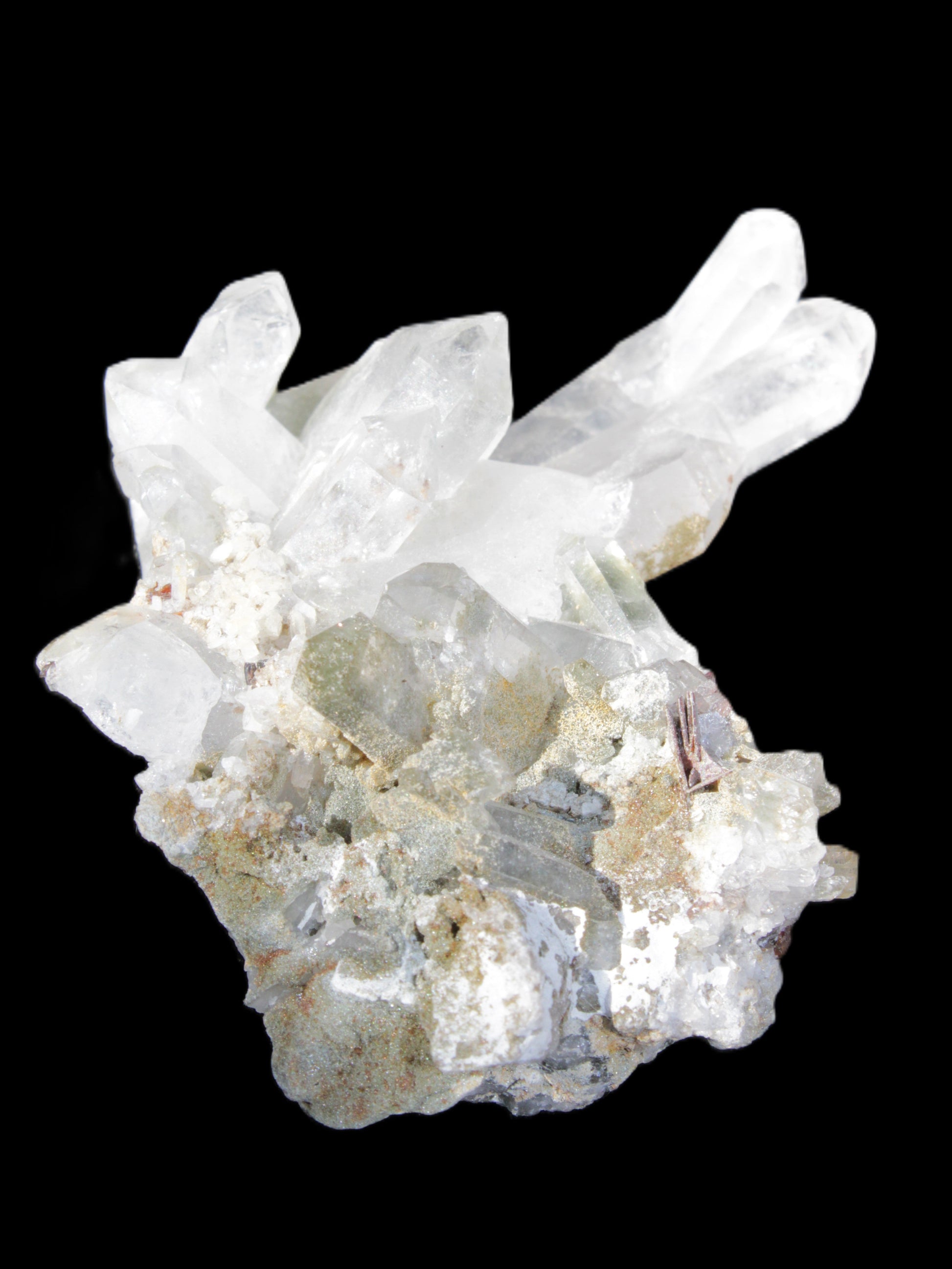Complex Quartz cluster 60*60*24mm 50g in sunlight - Rocks and Things Store