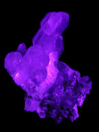 Complex Quartz cluster 60*60*24mm 50g in UV light - Rocks and Things  
 Store